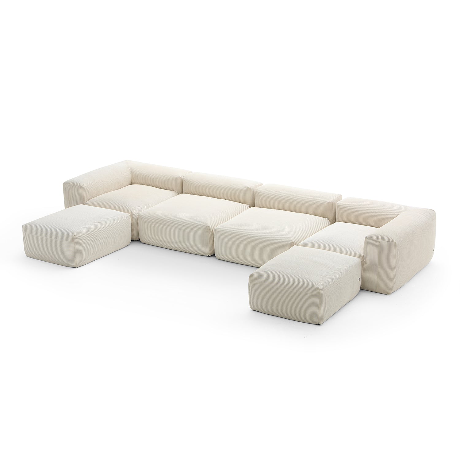 Mellow Extra Deep U Sectional with Ottoman - Mario Capasa