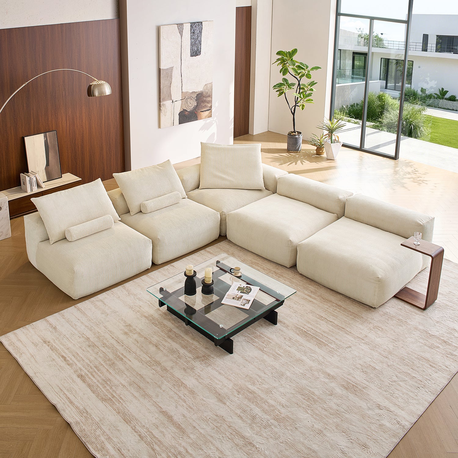 Mellow Open L Sectional - Mario Capasa