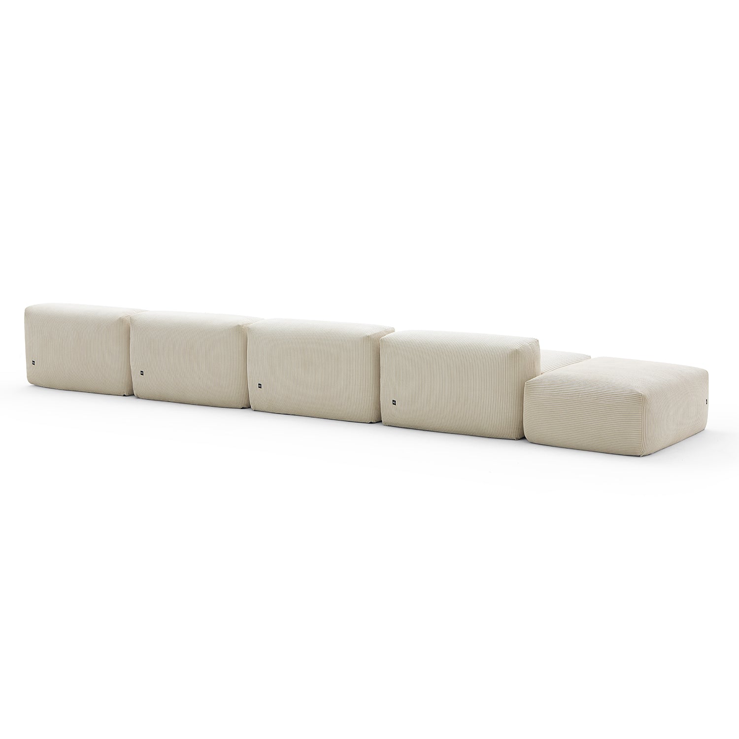 Mellow Open Sectional with Ottoman - Mario Capasa