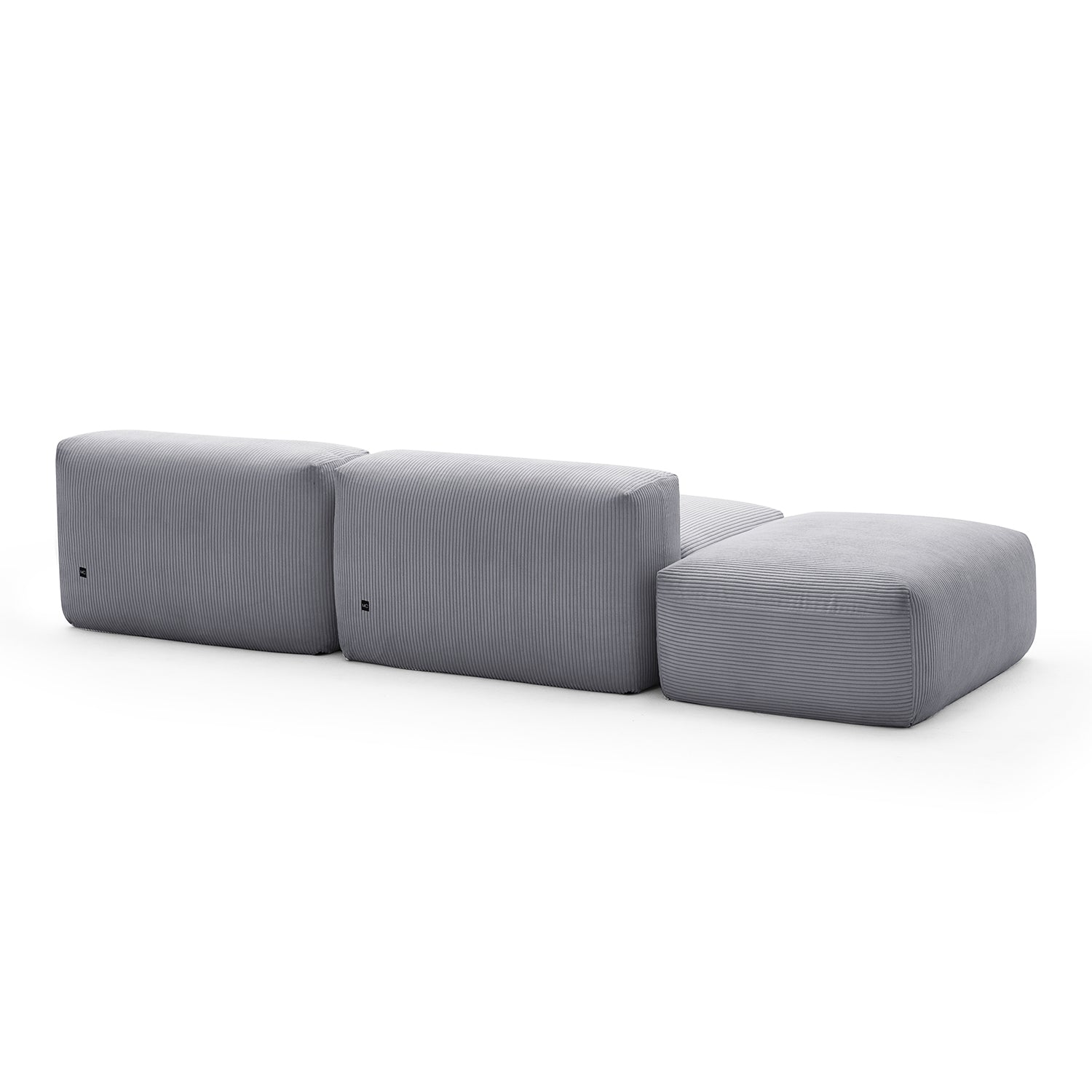 Mellow Open Sectional with Ottoman - Mario Capasa