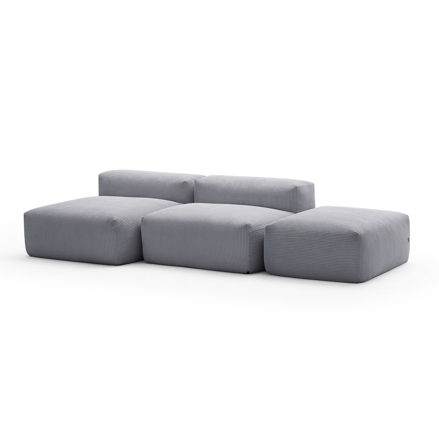 Mellow Open Sectional with Ottoman - Mario Capasa