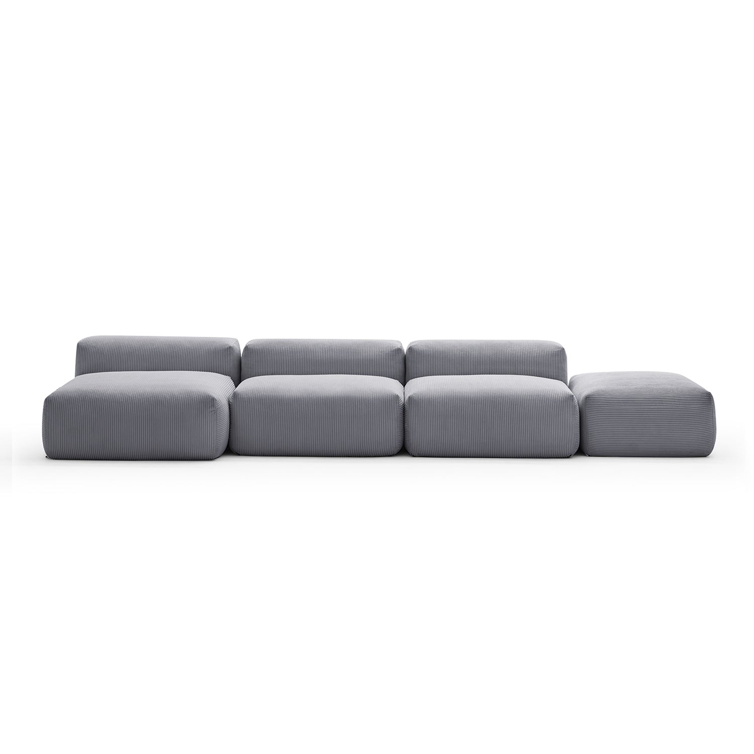 Mellow Open Sectional with Ottoman - Mario Capasa