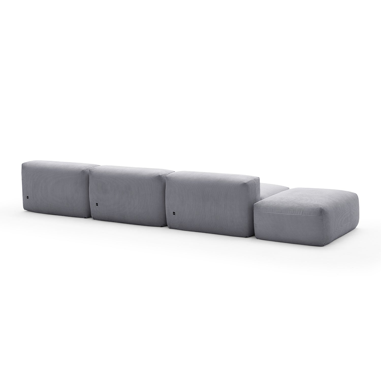 Mellow Open Sectional with Ottoman - Mario Capasa