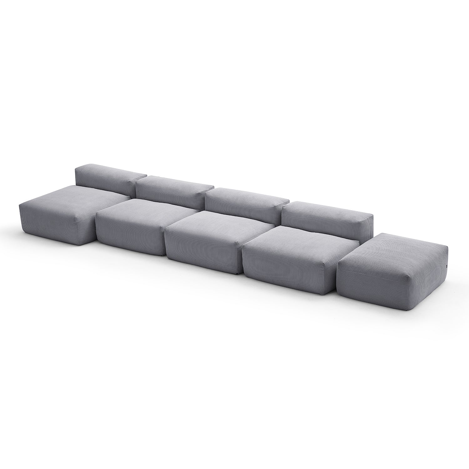 Mellow Open Sectional with Ottoman - Mario Capasa