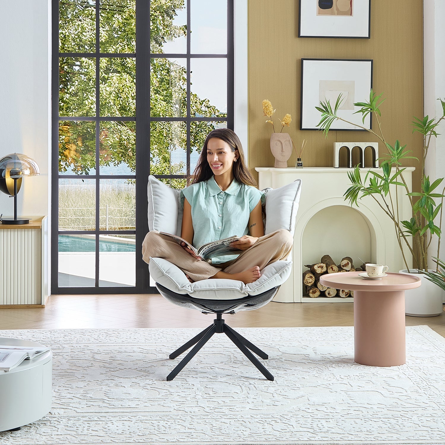 Giulio Swivel Chair - Mario Capasa