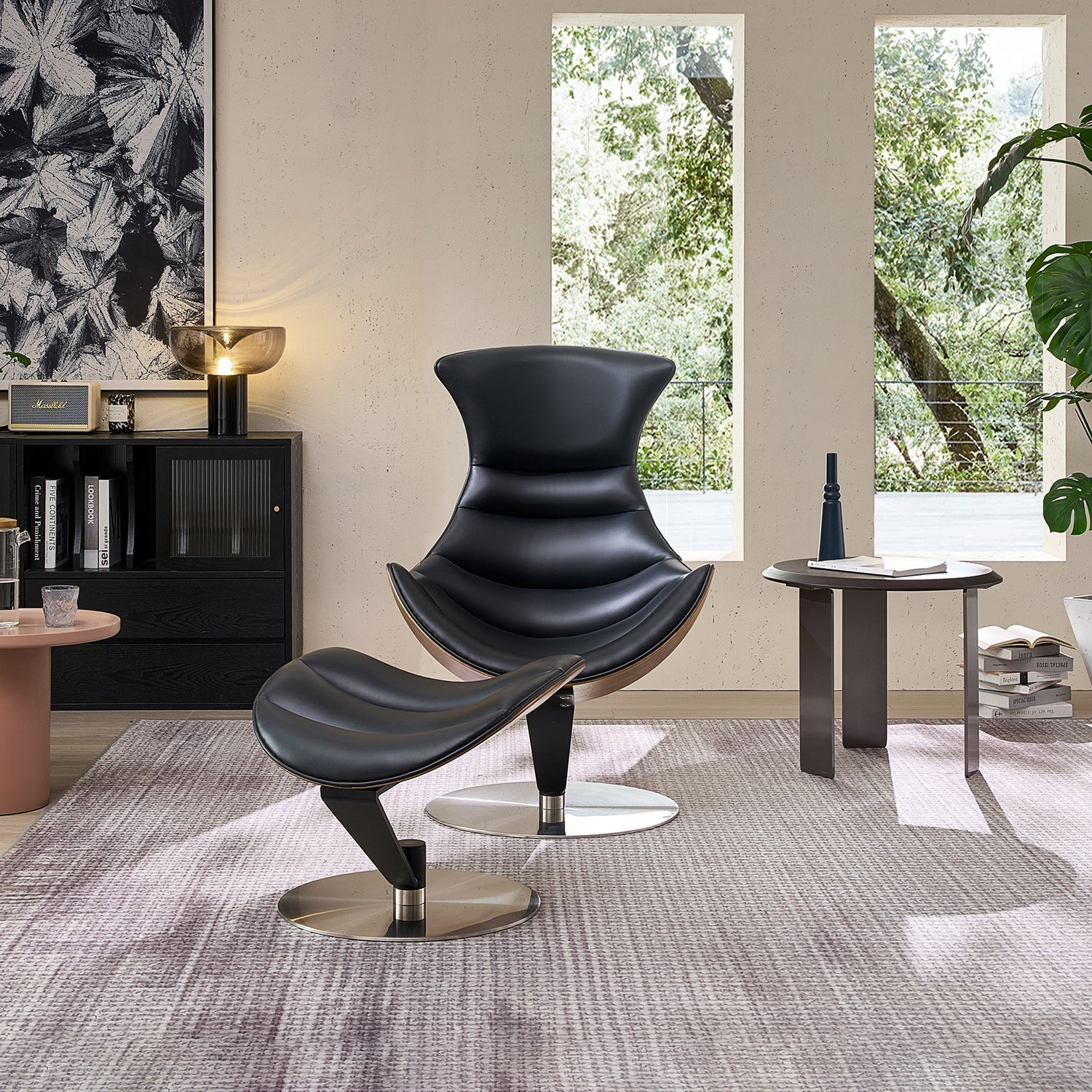 The Avant Glide Chair and Ottoman - Mario Capasa